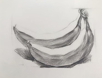 香蕉怎么画 香蕉素描教程
