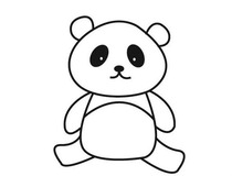 大熊猫简笔画怎么画 简单几笔超可爱