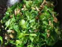 香菜肉丝做法图解 超简单家常小炒菜意想不到的美味